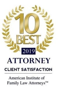 2019 | 10 Best Attorney Client Satisfaction | American Institute of Family Law Attorneys