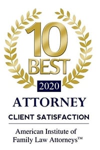 2020 | 10 Best Attorney Client Satisfaction | American Institute of Family Law Attorneys